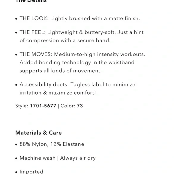 NEW Aerie OFFLINE Real Me Xtra High Waist legging / light compression - Picture 9 of 9